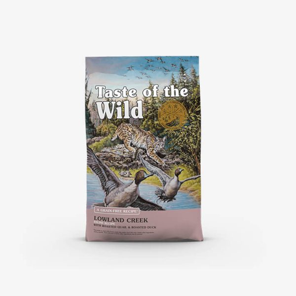 غذای خشک گربه مخصوص همه سنین Lowland Creek برند Taste of the wild