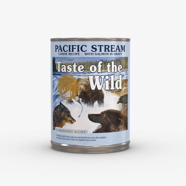 کنسرو سگ برند Taste of the wild مدل Pacific Stream Canine