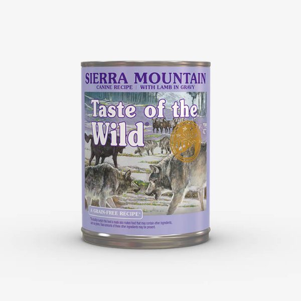 کنسرو سگ برند Taste of the wild مدل Sierra Mountain Canine