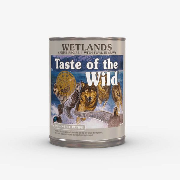کنسرو سگ برند Taste of the wild مدل Wetlands Canine